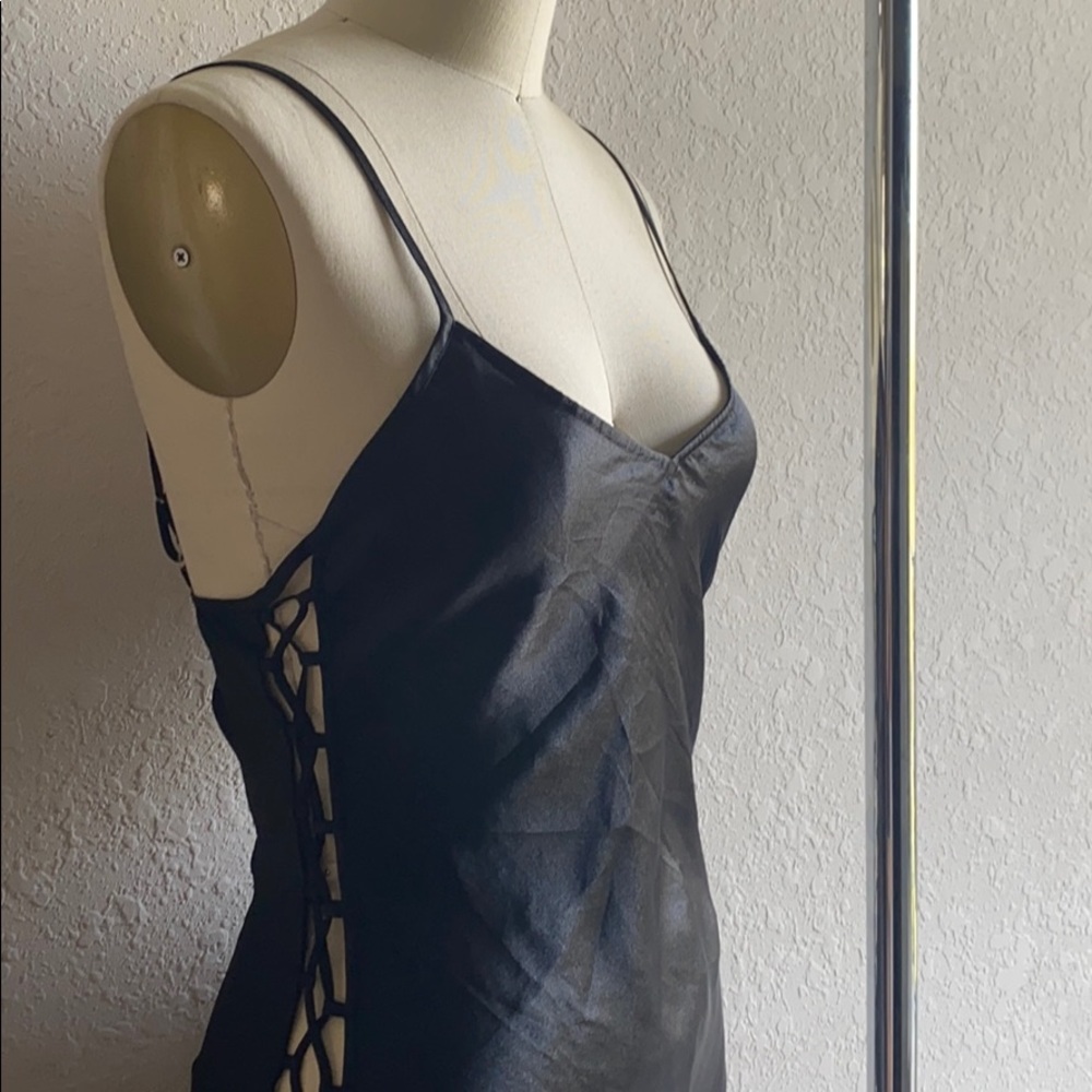 Vintage Victoria’s Secret Lace Up Slip Dress